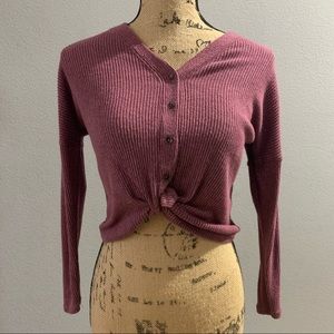 Knitted button up sweater from Art Class!